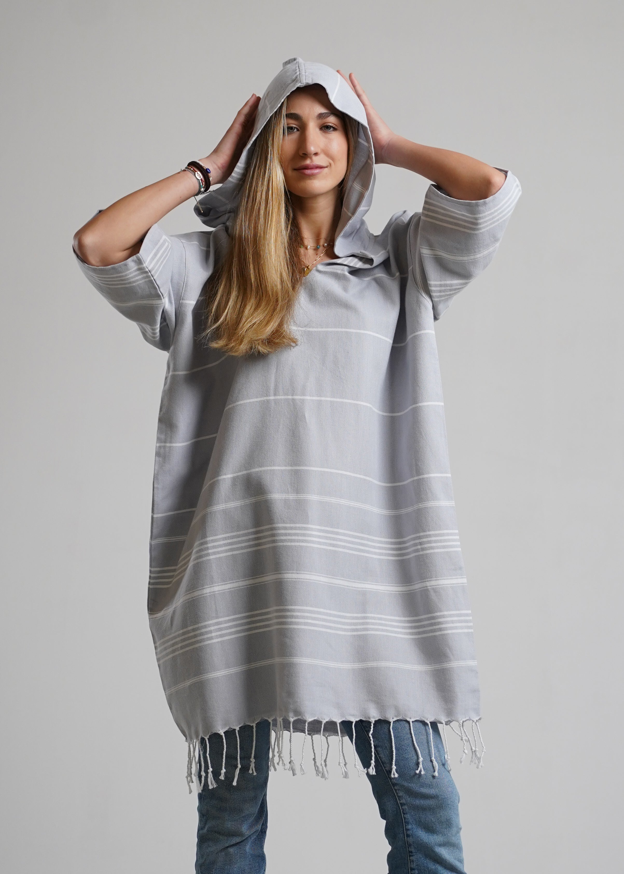 CALASAND Poncho Grey