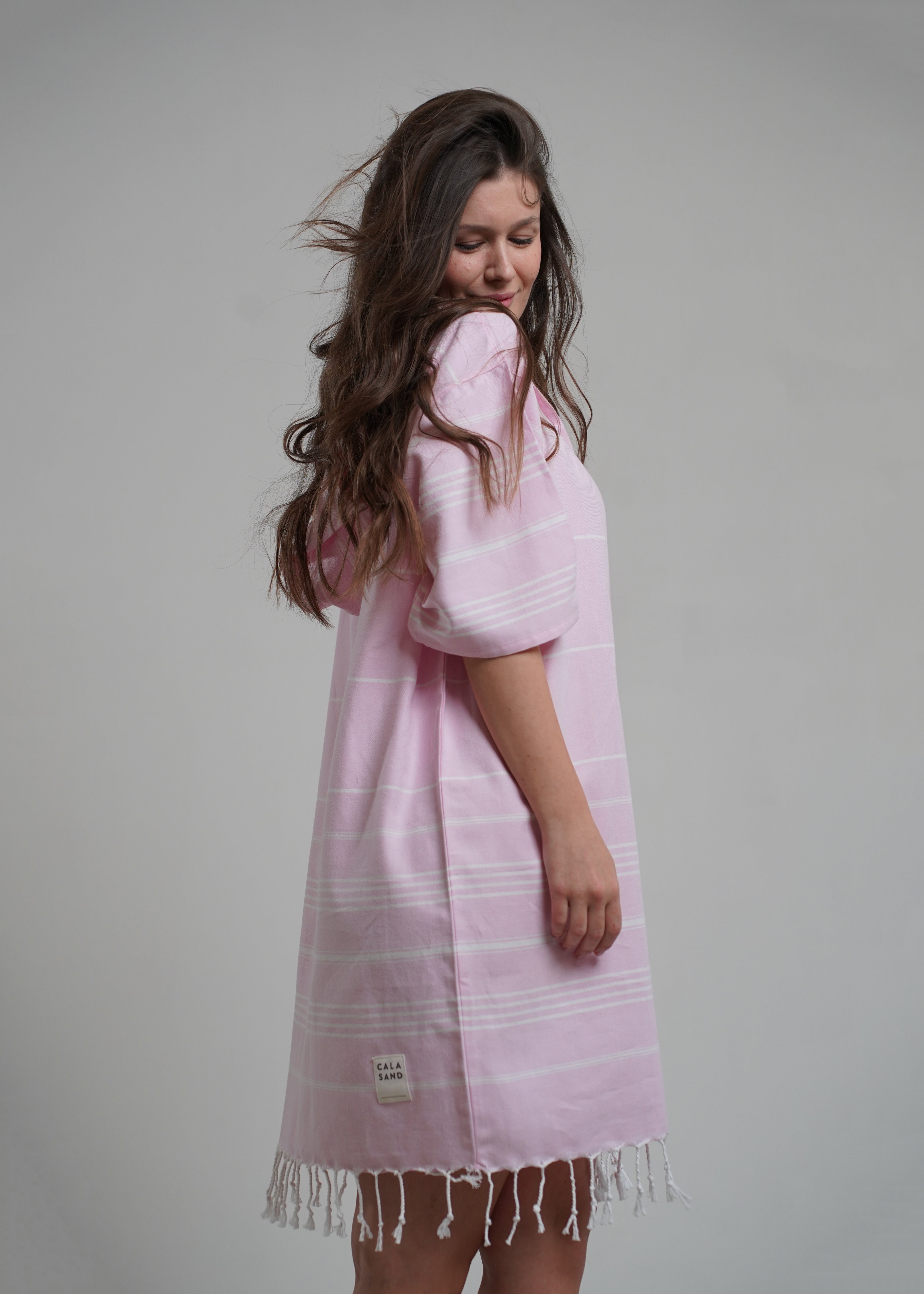 CALASAND Poncho Pink