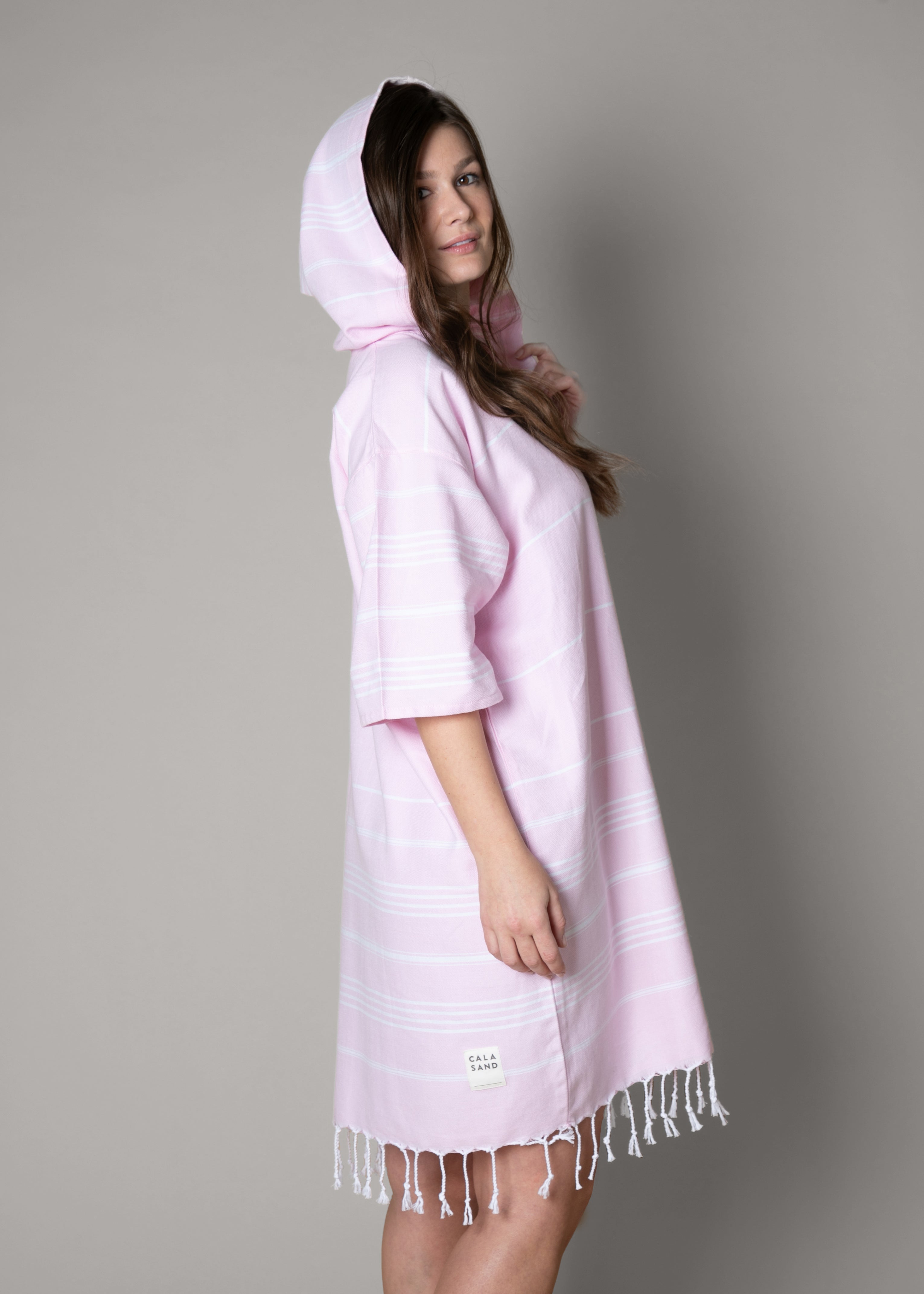 CALASAND Poncho Pink