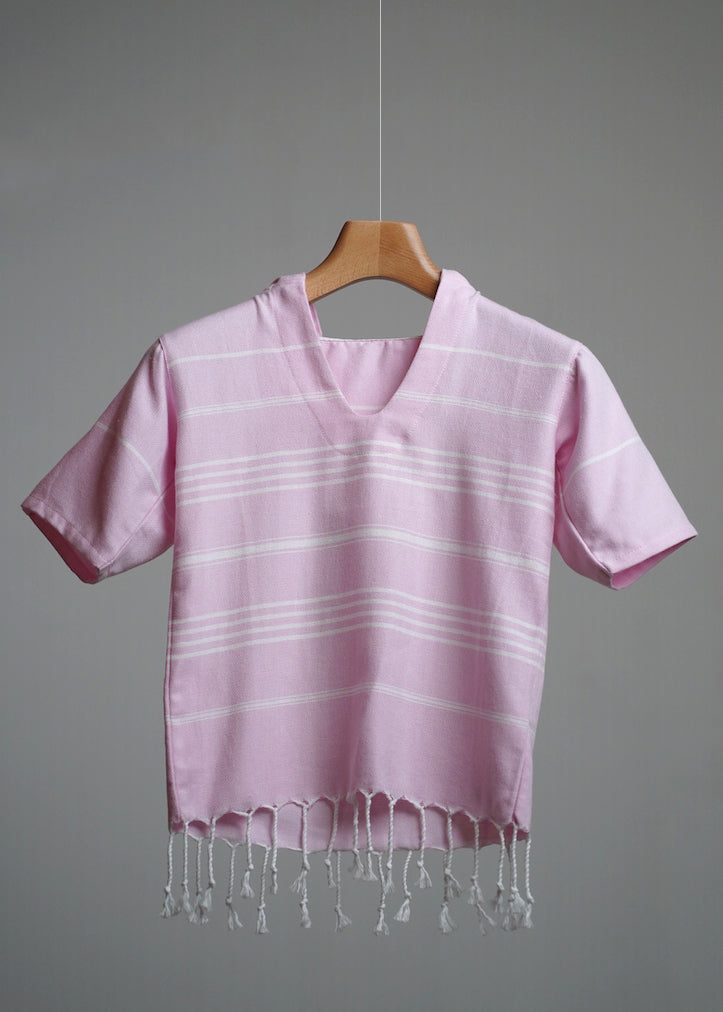 CALASAND Poncho Kinder pink